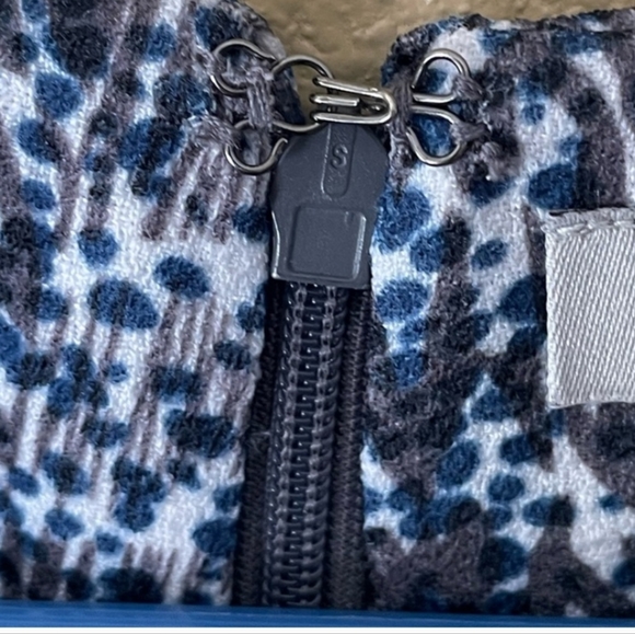 Dalia Casual Dress, Blue/Gray, Sleeveless, Zip Back. Sz 8. NWOT - Picture 7 of 9